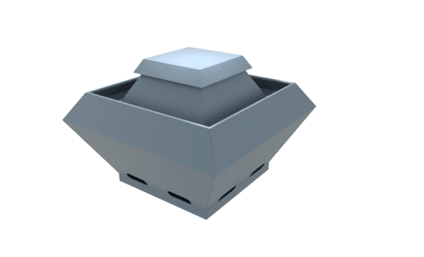 Roof mounted ventilation fan