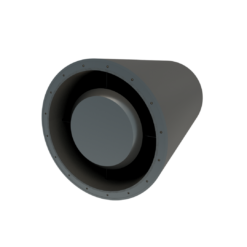 SCP00 - Silencer Circular Podded Unlined Range